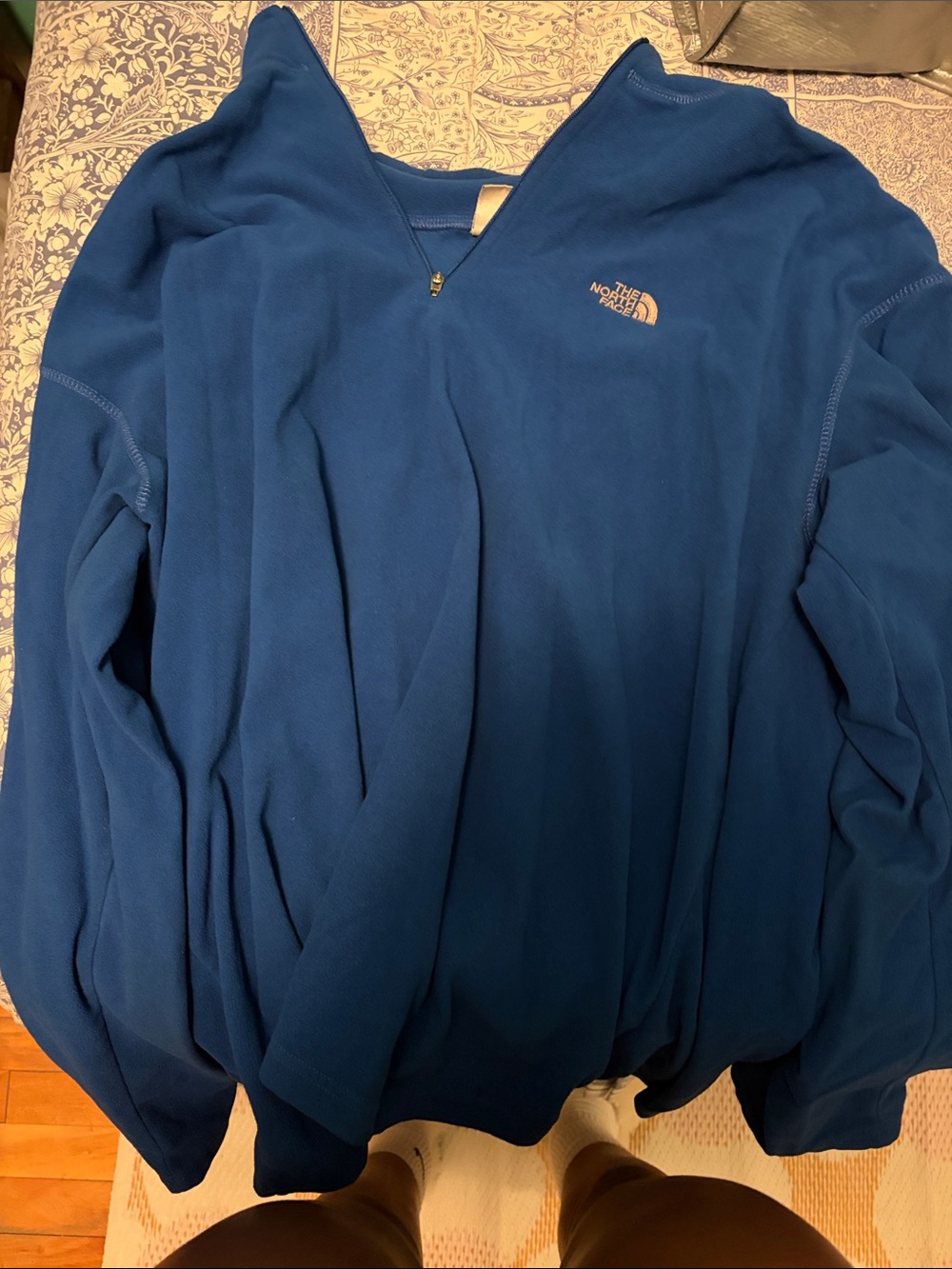 The North Face Royal Blue Quarter-Zip Fleece Pullover